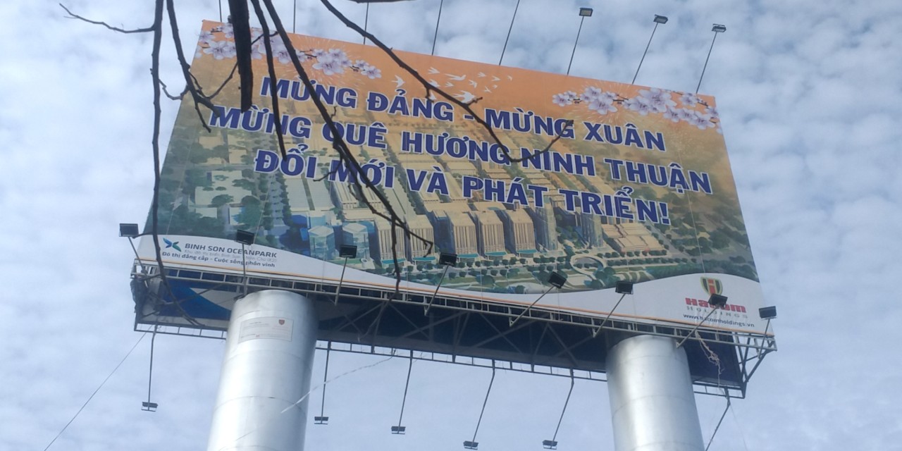 Thiết kế, thi công biển quảng cáo - Biển Quảng Cáo Không Gian Xanh - Công Ty TNHH Không Gian Xanh Ninh Thuận